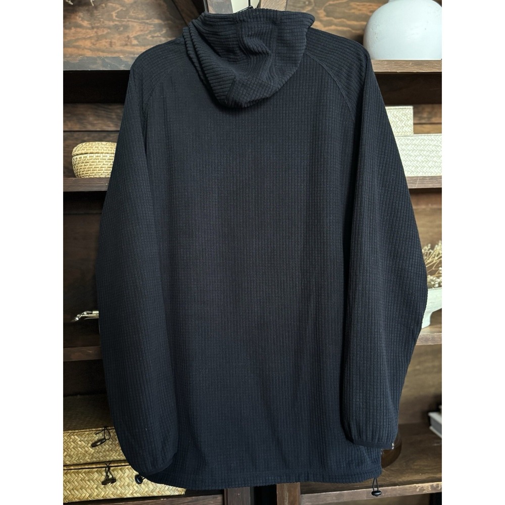 Freedom Industries V2 Radiase Thermal Grid Hoodie Mens XL Solid Black Zip Jacket - Picture 5 of 6